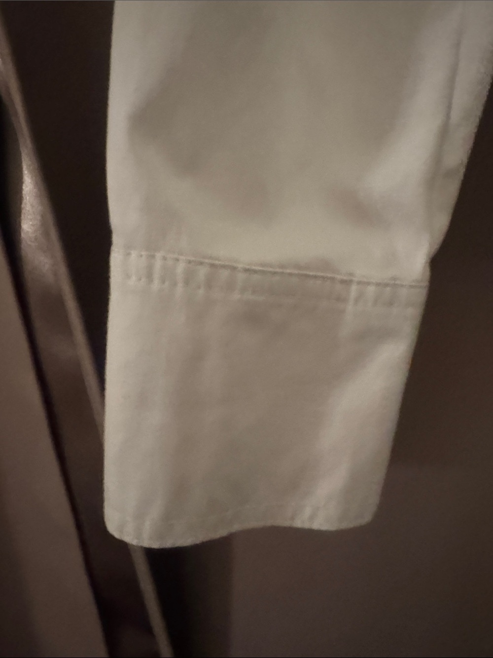 Live a Little White Button-Front Shirt with Metal Buttons - Picture 4 of 7